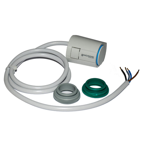 4 wires actuator zone valve for water and glycol radiant floor manifold with rings