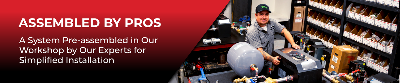 Nordik Radiant Oil Fuel to Electric boiler hydronic radiant heating system conversion - assembled by pro