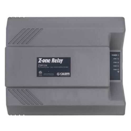 Caleffi ZSR104 - 4 Zones Expandable Switching Relay for four in-floor hydronic circulator pumps radiant floor system