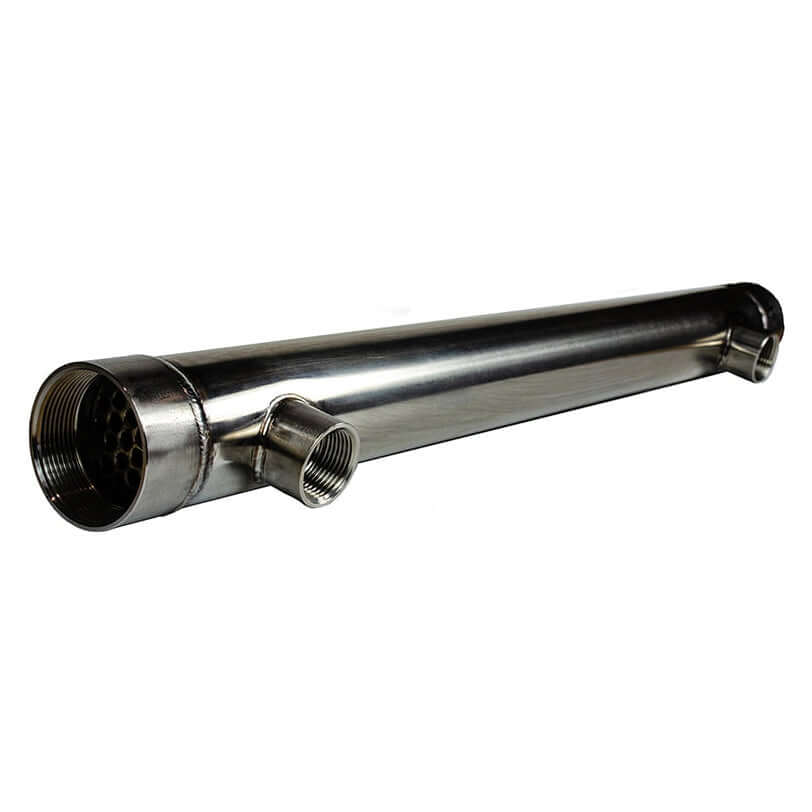 Chlorine pool stainless steel heat exchanger