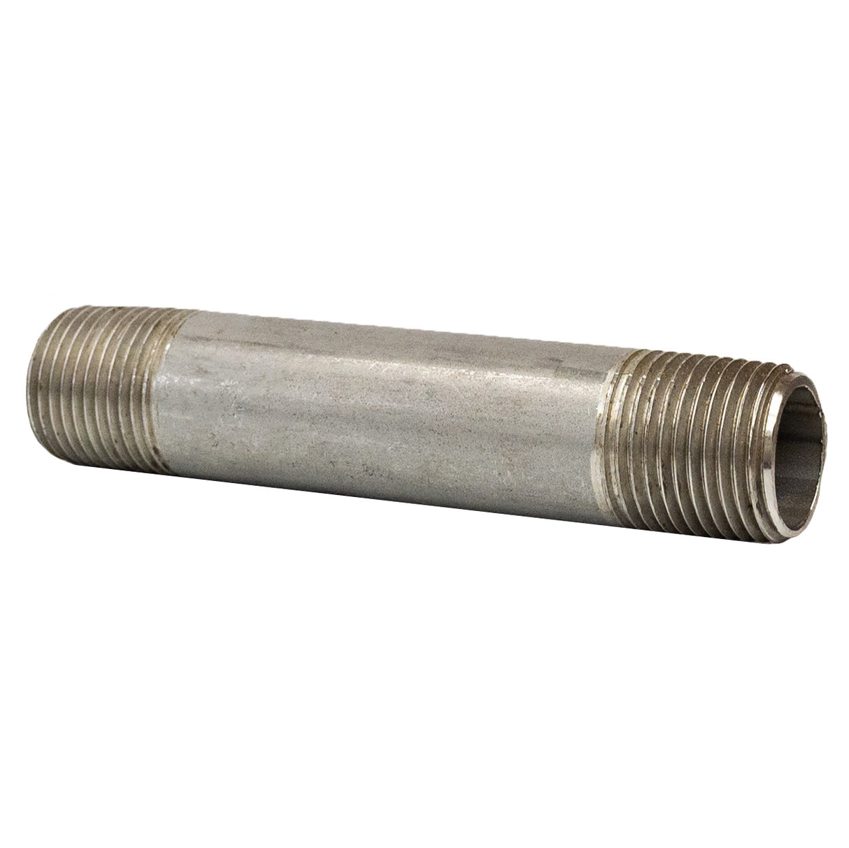 Stainless Steel 1/2" NPT nipple - 4" long