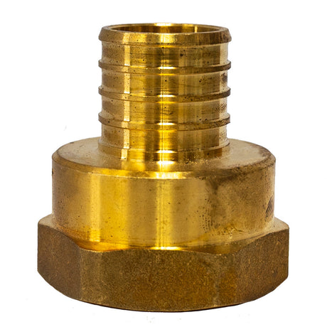 3/4" PEX x 1" Male MNPT Brass Pipe Fitting Adaptor
