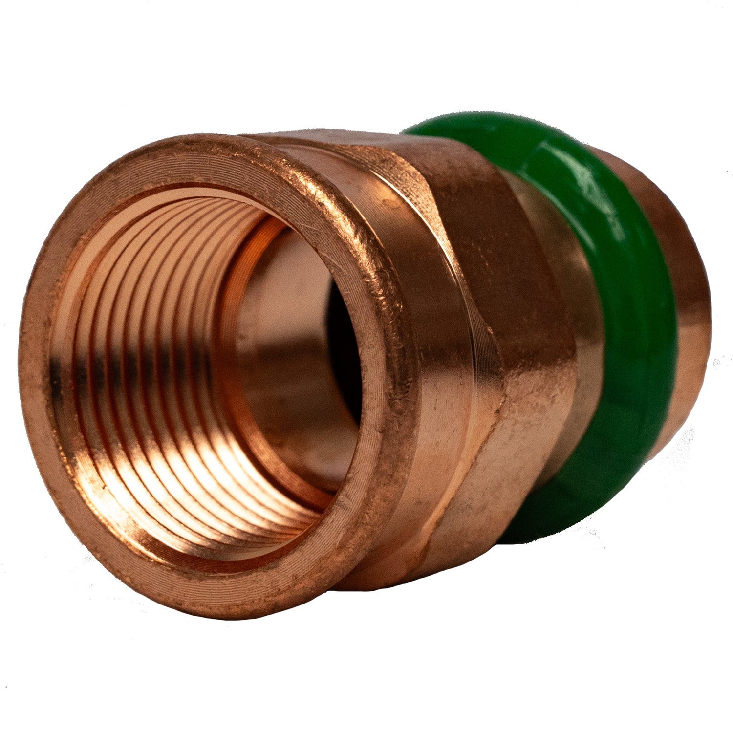 3/4" Press X 3/4" FPT Female Adapter CopperPress 22640 Press Fitting side view