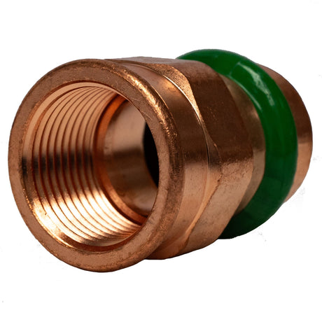 3/4" Press X 3/4" FPT Female Adapter CopperPress 22640 Press Fitting side view