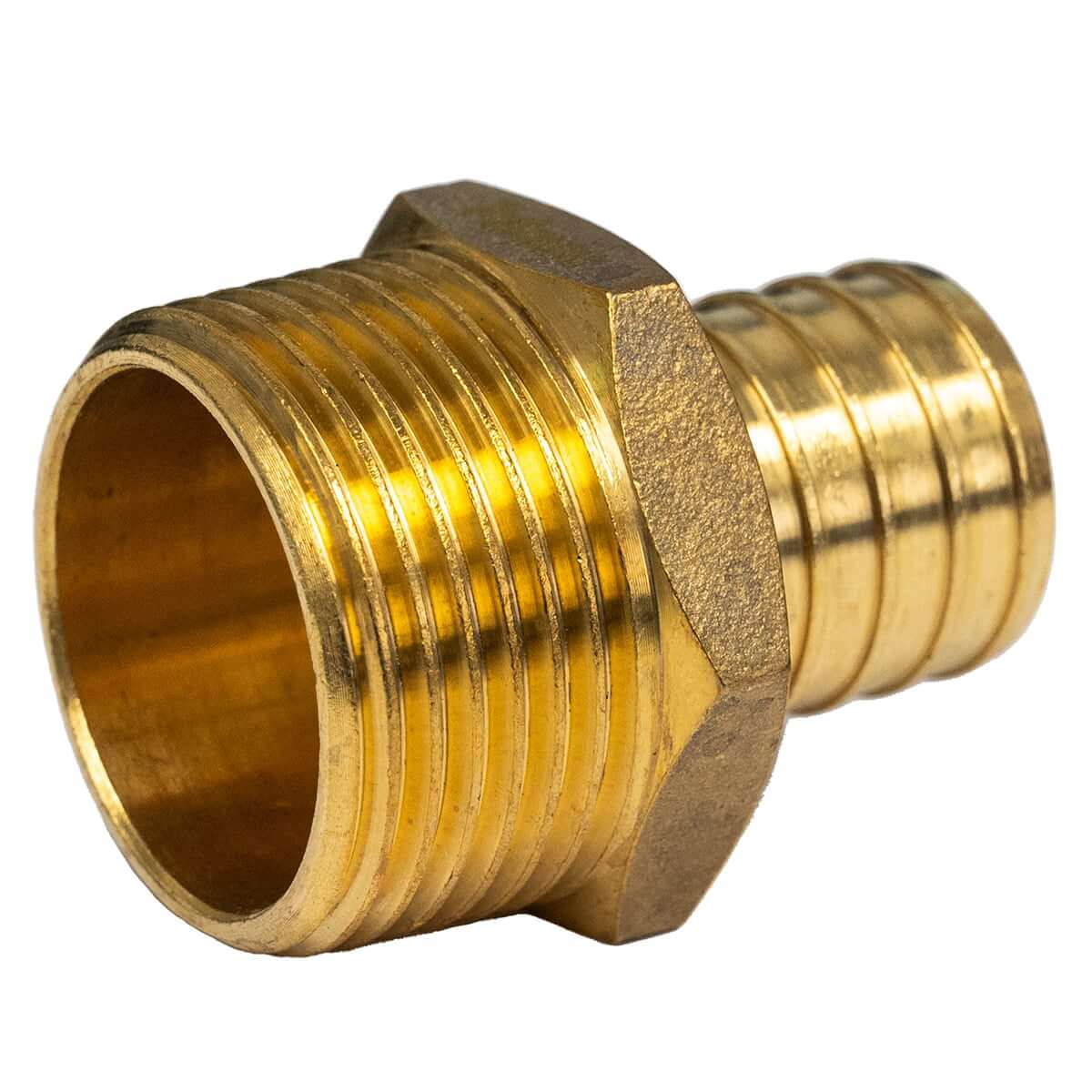 Nordik Radiant Adapter 1″ PEX x 1″ MNPT Male - side