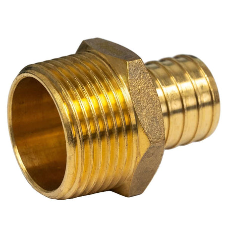 Nordik Radiant Adapter 1″ PEX x 1″ MNPT Male - side