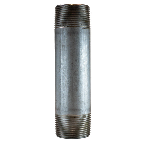 1-1/4" NPT nipple - 6" long Stainless Steel pipe Fitting standing view