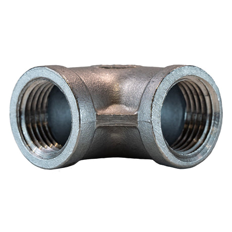 1/2" FNPT 90° Elbow 304 Stainless Steel inside thread view