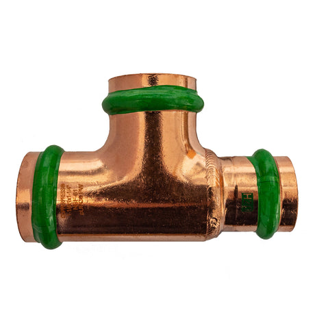 1-1/4" X 1" X 1-1/4" Tee 14365 CopperPress Press Fitting