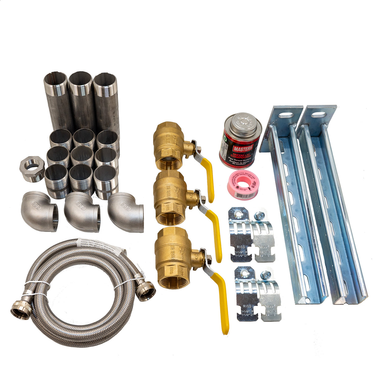 Parts Kit for Oil-to-Electric boiler Conversion 1 1/4" – 2 Pumps