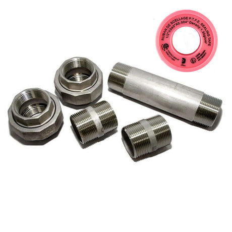 1 1/4" fittings kit for Thermo2000 BTH ULTRA 27 kW and more electric boiler