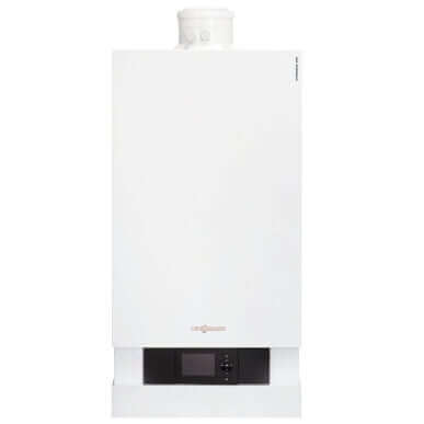 Viessmann B2HA-285 - 85000 Btu Vitodens 200-W gas-fired condensing boiler for in-floor hydronic water and glycol radiant floor heating system