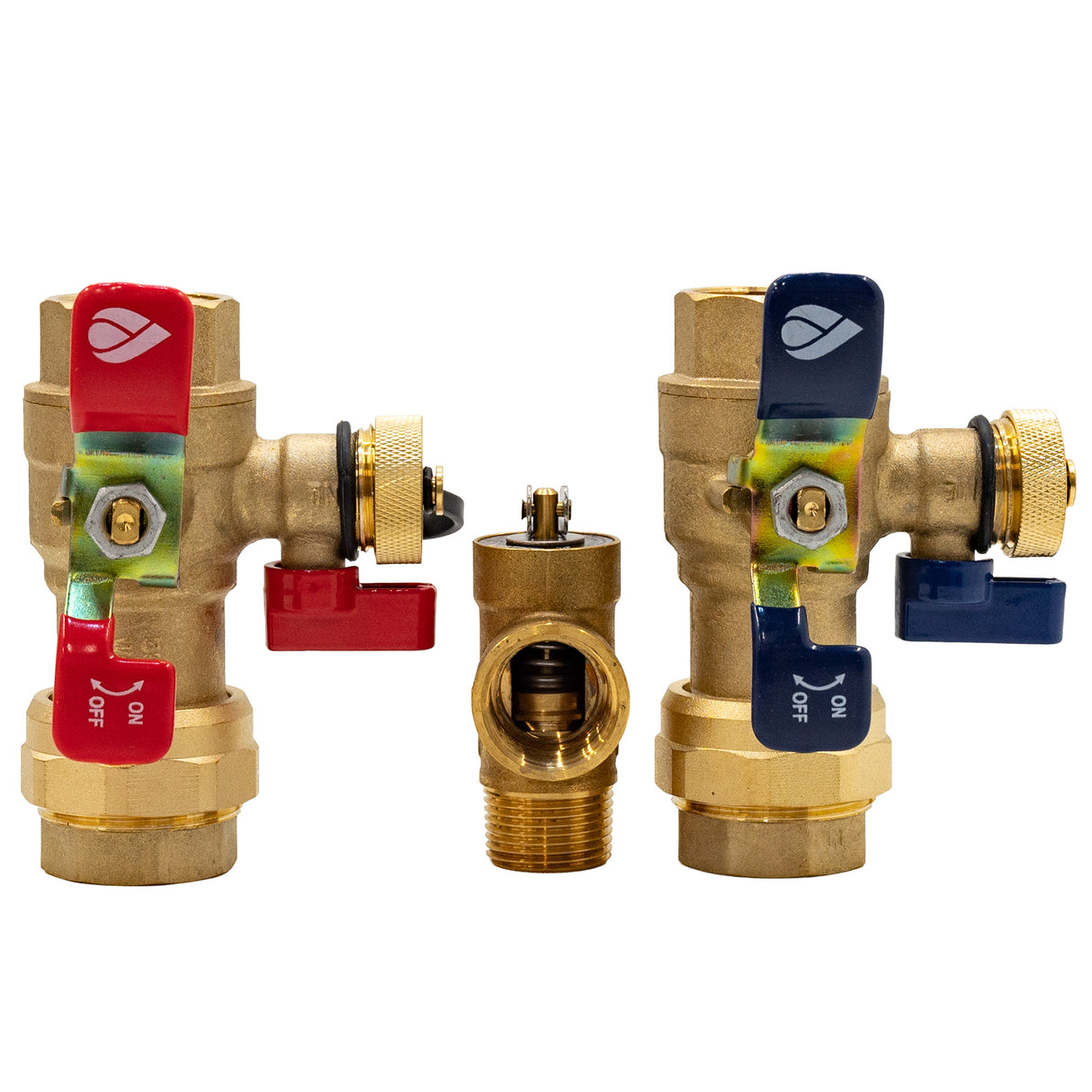 Calefactio TK100N-30 1" NPT Tankless water heater 30 psi valves kit - front