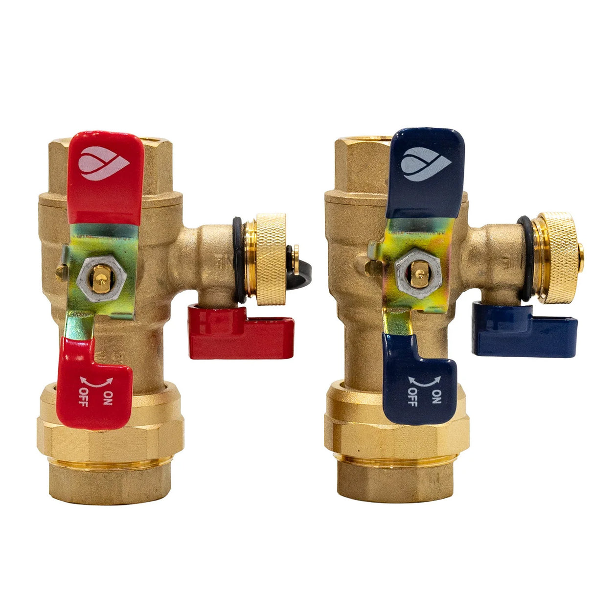 Calefactio TK100N_NOPRV 1" NPT Tankless water heater valves kit without pressure relief valve - front