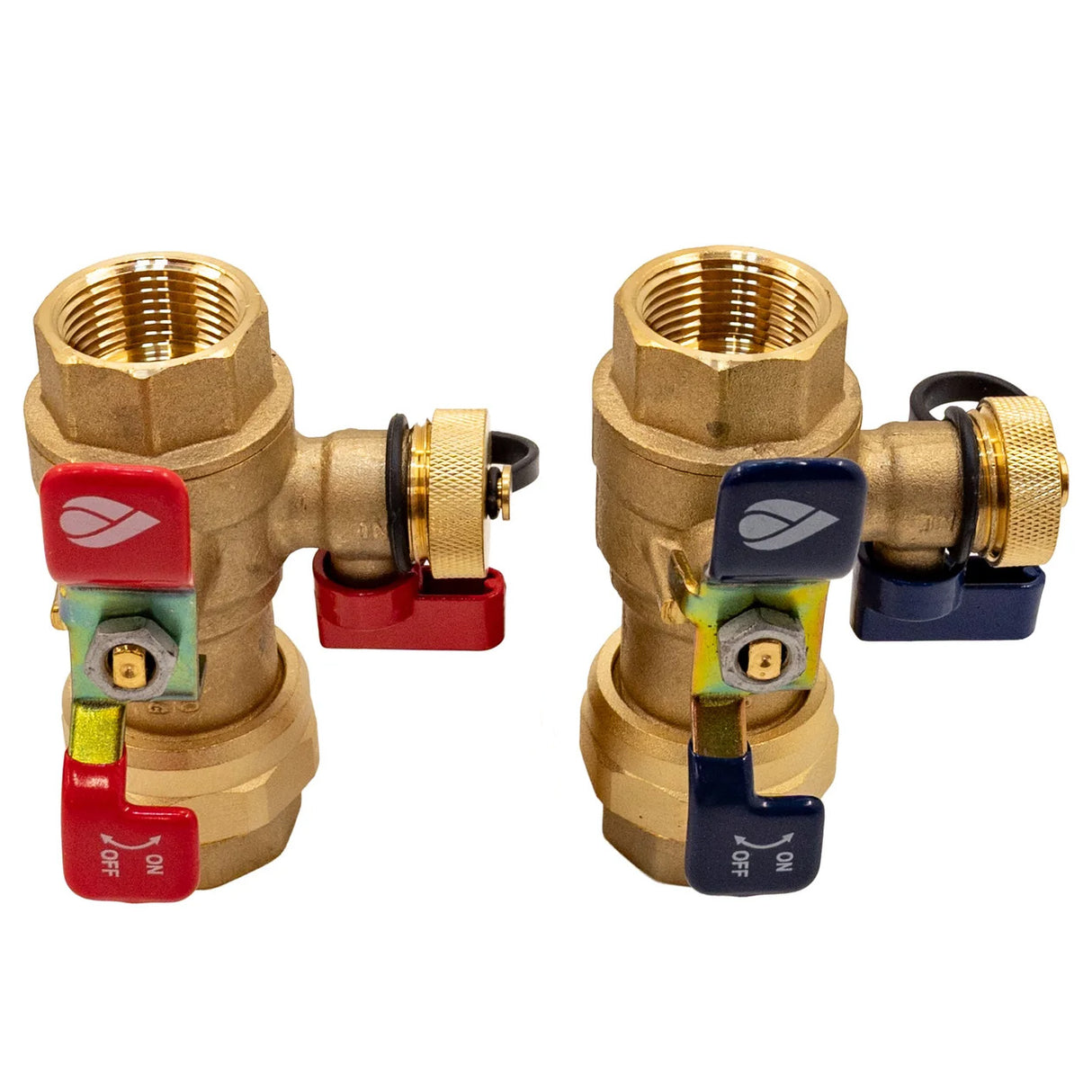 Calefactio TK100N_NOPRV 1" NPT Tankless water heater valves kit without pressure relief valve - top