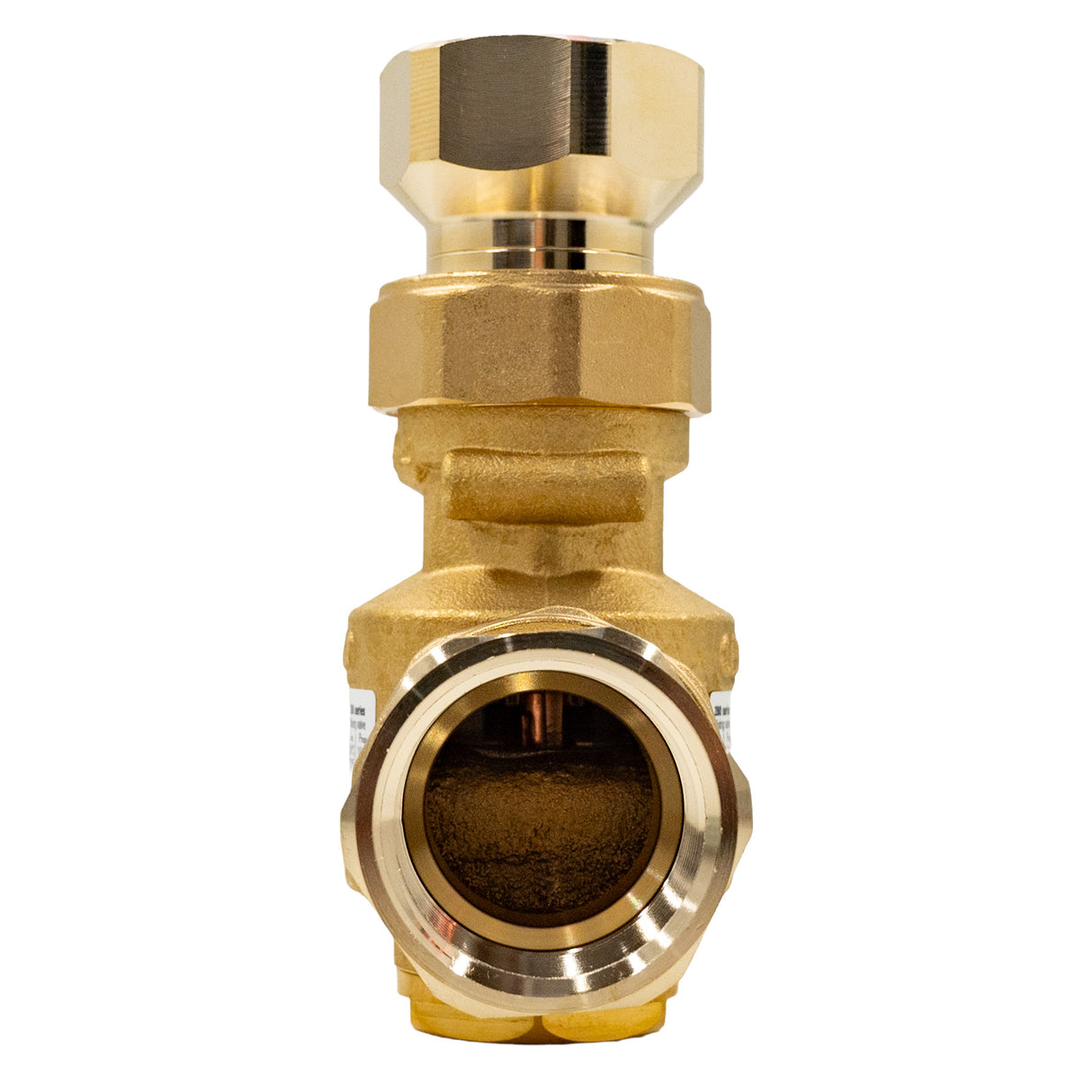 Caleffi 280175a 1 inch NPT Thermoprotec boiler protection thermostatic mixing valve - right
