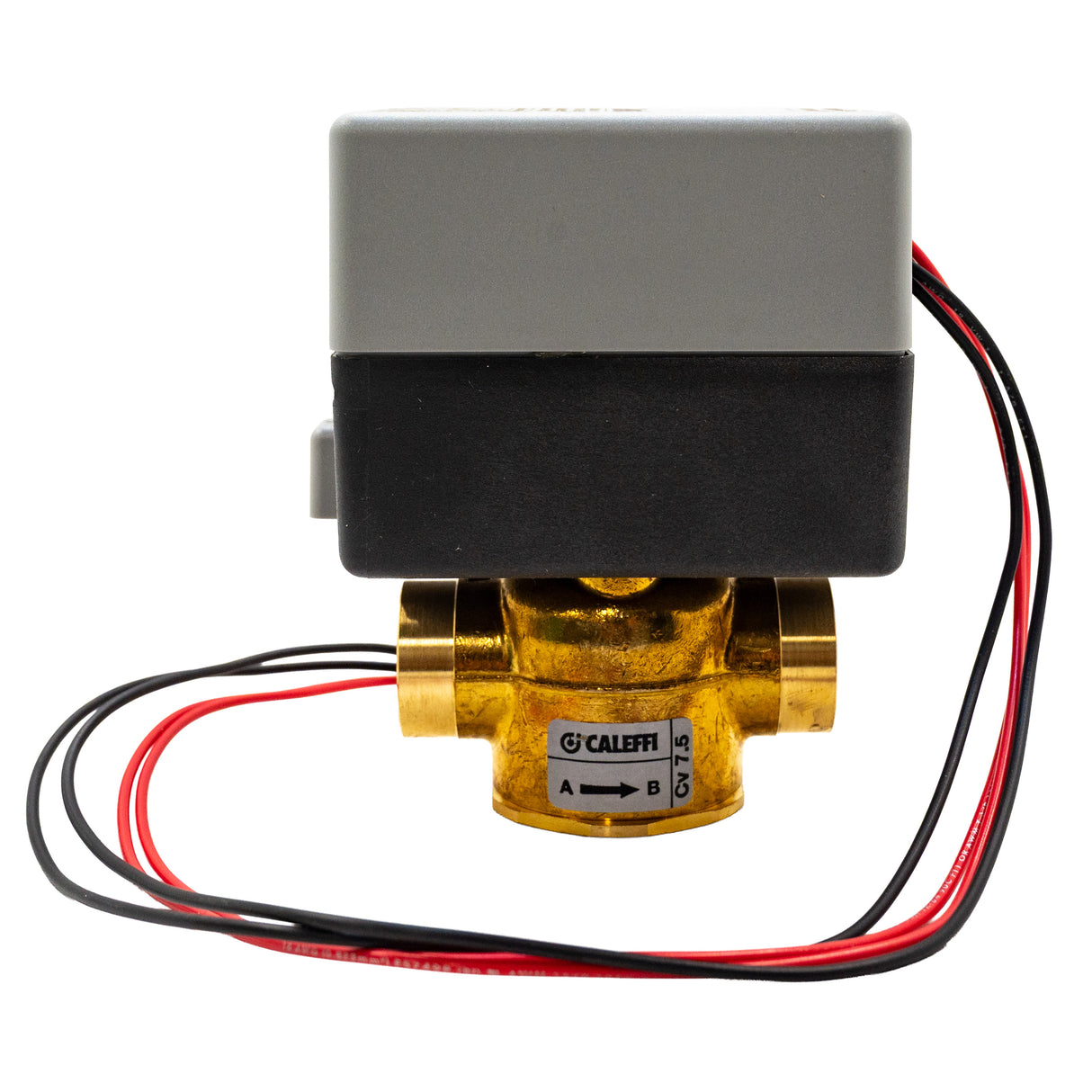 Caleffi Z45 24V 3/4 inch sweat Z-one Zone Valve Actuator - right side