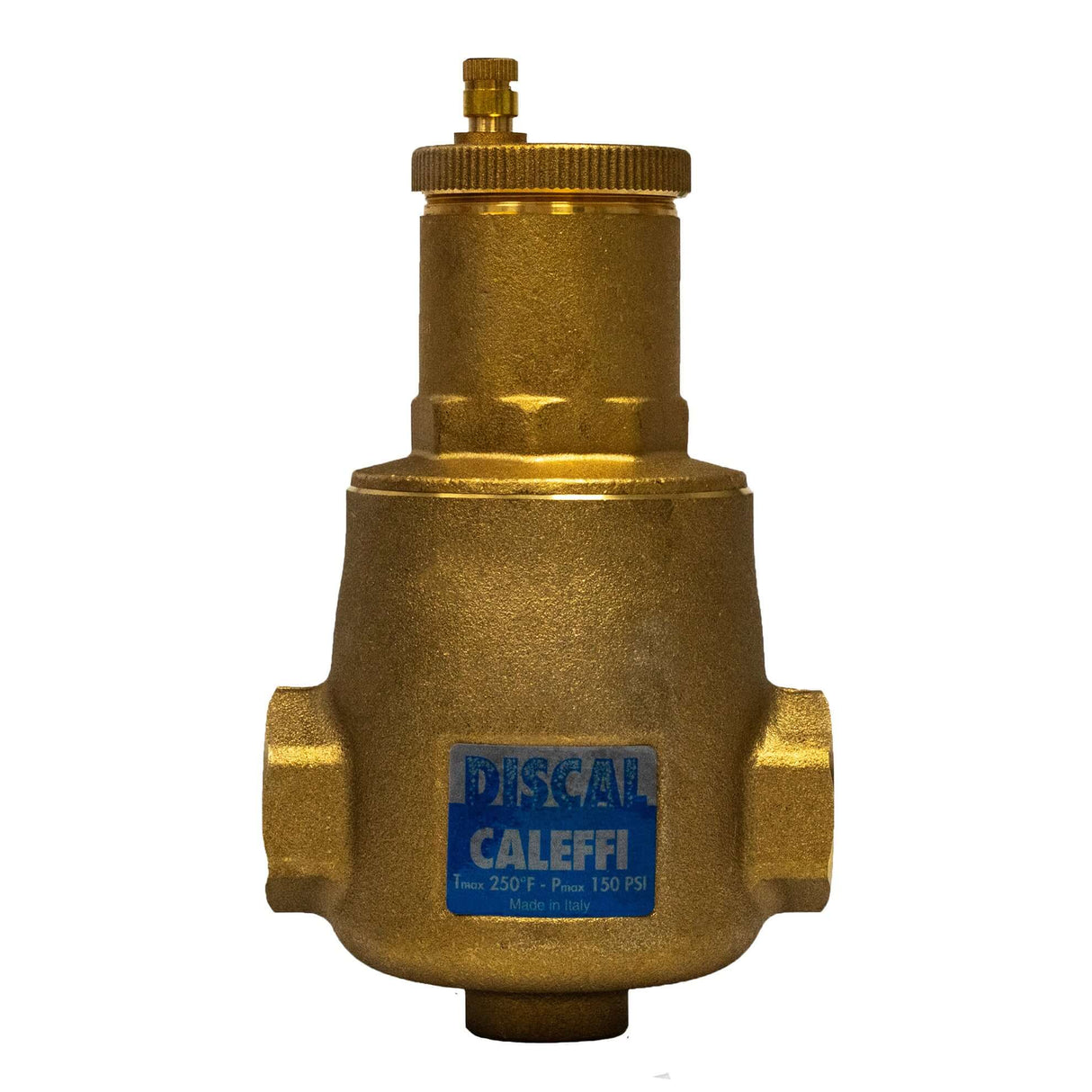 Front view of Caleffi 551006A Discal 1" Compact Air Separator