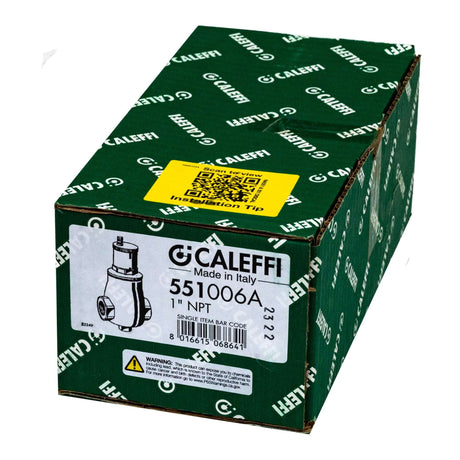 Box of Caleffi 551006A Discal 1" Compact Air Separator