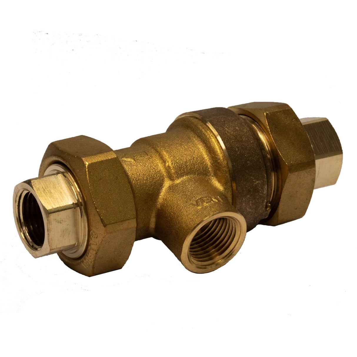 1/2" Union Dual check backflow preventer with atmospheric vent