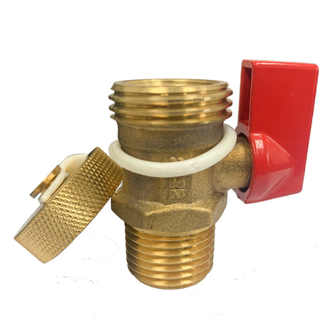 Calefactio DV12 1/2" MNPT drainage valve - cap off