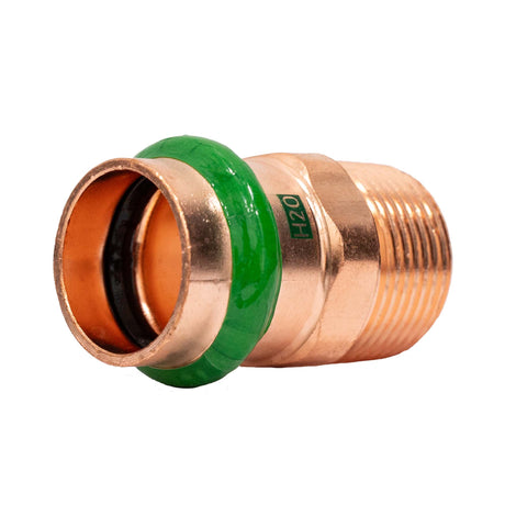 CopperPress 23290 3/4 Press X 3/4 MPT Male Adapter - top view