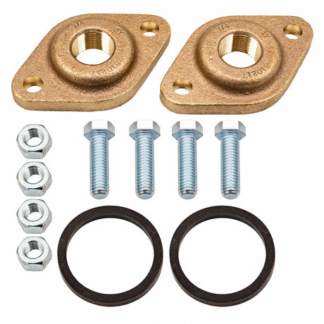Grundfos 519651 3/4" inch NPT bronze flanges