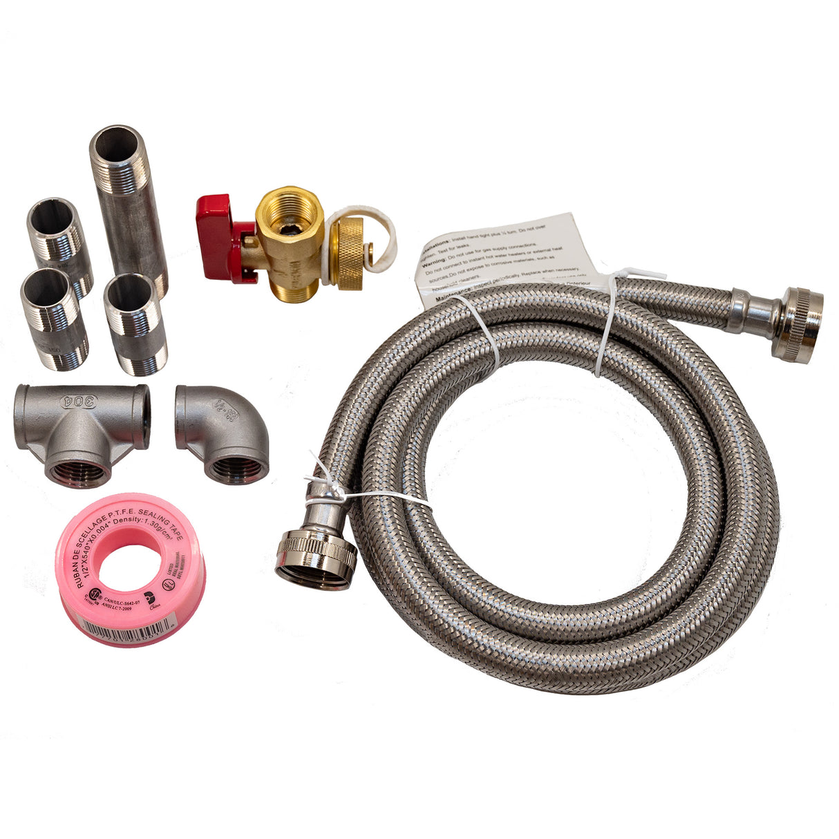 Fittings kit for Air Separator, HGT-60 Expansion Tank and Automatic Filling Valve