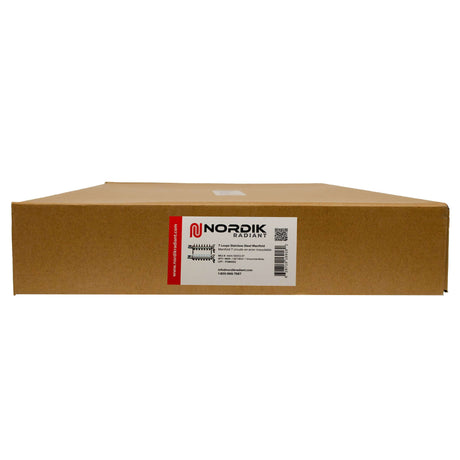 Nordik Radiant in-floor water and glycol hydronic radiant floor manifold - 7 loops box