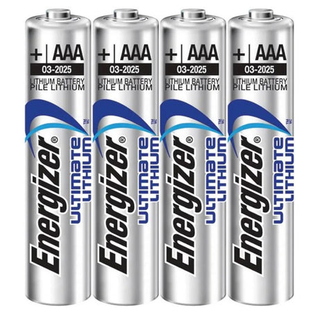 Piles AAA Energizer Ultimate lithium pour valve d'eau Sedna de Sinopé