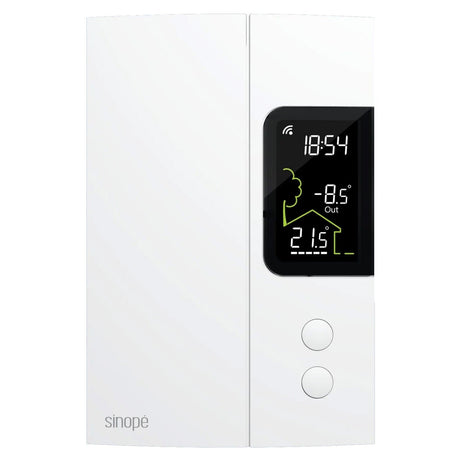 Sinope TH1123ZB smart thermostat for 3000W electric baseboard - front