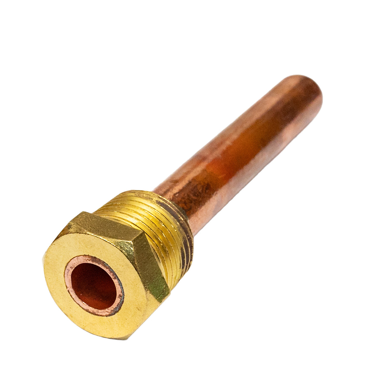 ZMC100-1/2x37/8 Thermo 2000 Ultra boiler temperature probe Thermowell replacement - top