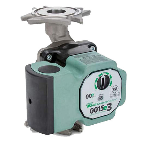 Taco 0015e3 SF4 hydronic radiant floor variable speed pump circulator - left