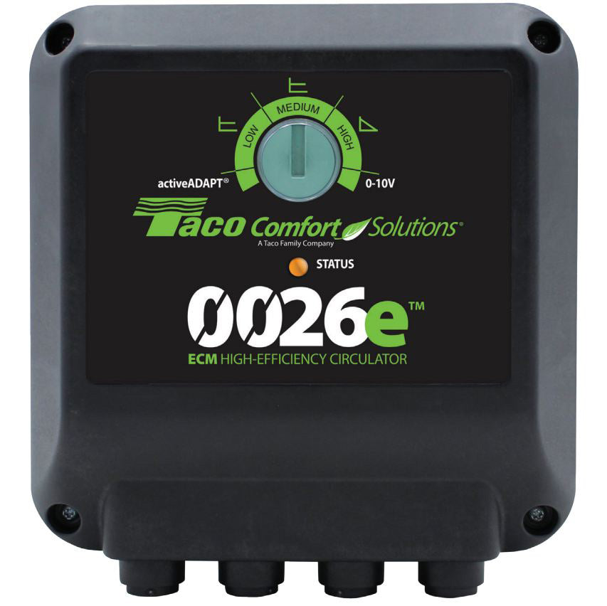 Taco 0026e f2 ecm hydronic circulator pump 3 speed control panel