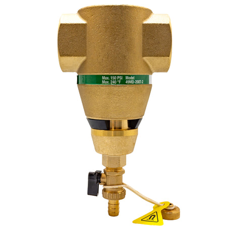 Taco 49MD-200T-2 2" 4900 Series Magnetic Dirt Separator - back