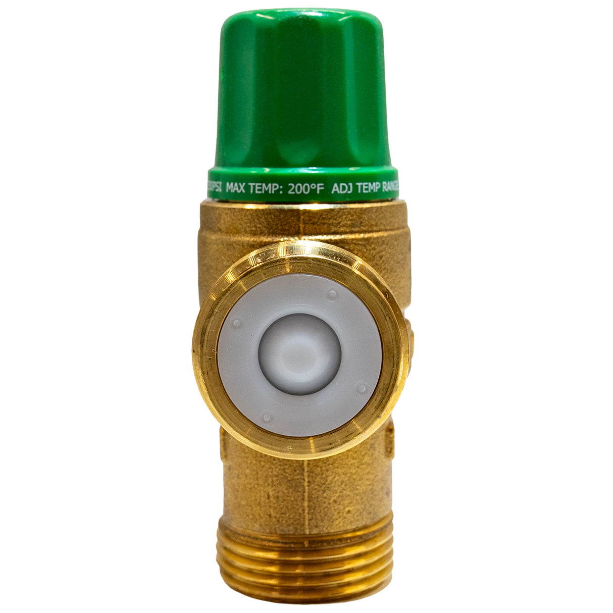 Taco 5000-3 Thermostatic mixing valve for domestic hot water heater - side