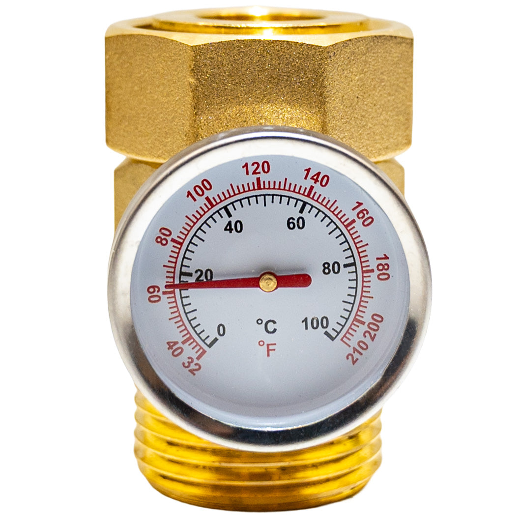 Taco 5120g-1 Temperature Gauge for 5000 Series Mixing Valve - front
