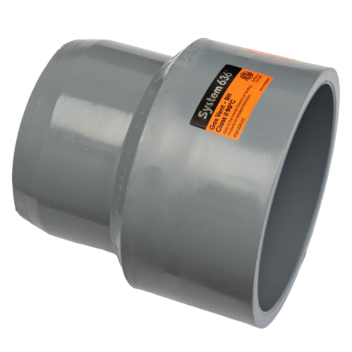 Viessmann 7134770 3" Polypropylene to 3" CPVC/PVC Boiler Flue Gas Vent Adapter