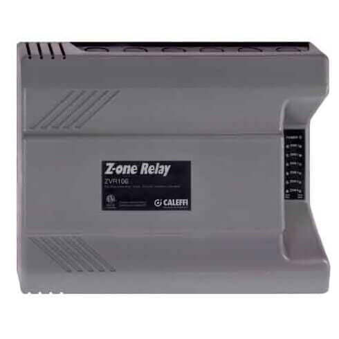 Caleffi ZVR106 - 6 Zones Valve Control for in-floor hydronic hot water and glycol radiant floor heating system with 6 thermostats