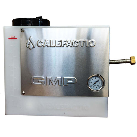 Calefactio GMP4 glycol make-up filling pump system for hydronic radiant floor heating system - front