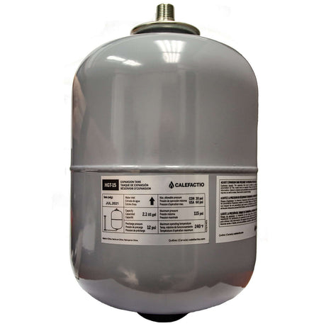 Calefactio HGT-15 Expansion tank for water and glycol in-floor radiant floor system - front