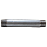 Stainless Steel 3/4" NPT nipple - 6" long