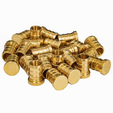 Nordik Radiant 1/2″ PEX Plug brass - 25 units