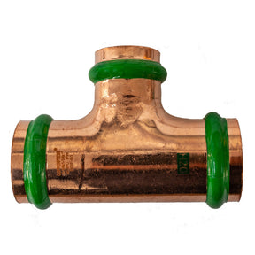 1-1/4" X 1-1/4" X 1" Tee 14360 CopperPress Press Fitting