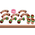 1" Copper PRESS Fittings kit for Viessmann Condensing Gas Boiler