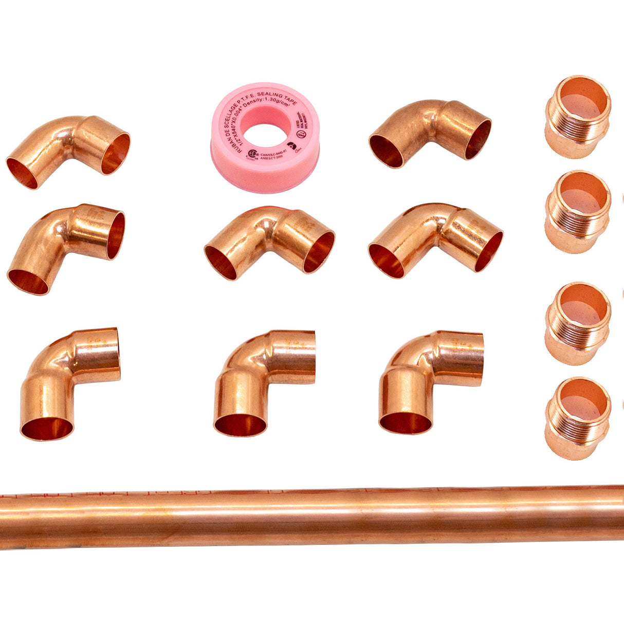 Ensemble de pièces cuivre 1" Soudé pour chaudière au gaz à condensation Viessmann