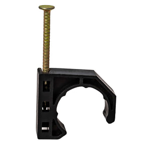 Tube talon J-Hook to fix hot water and glycol radiant floor heating 1/2" PEX tube on plywood