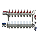 Nordik Radiant in-floor water and glycol hydronic radiant floor manifold - 8 loops