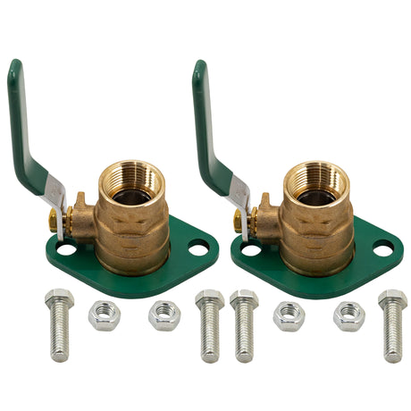 Tacol SFL-100T Freedom 1 inch Isolation Flanges with bolts - front 