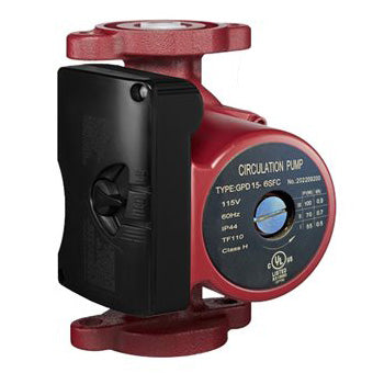 GPD15 115V cast iron 3-speed circulator pump